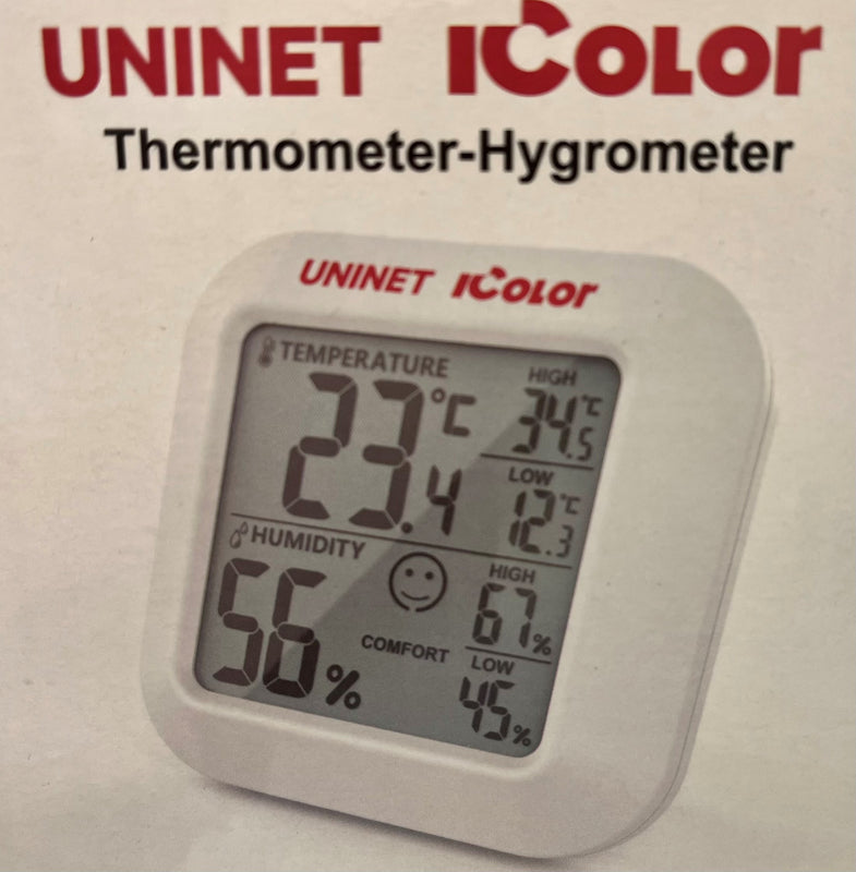 IColor™ Digital Hygrometer and Temperature Gauge