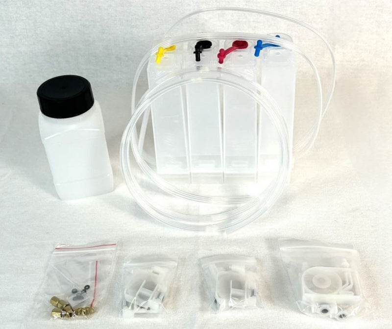 Uninet DTF 1000 Ink Tank Set with lines and dampers (WIMS pump sold separately)