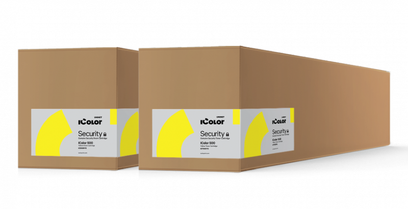 IColor™ 500 Yellow Security toner and drum kit