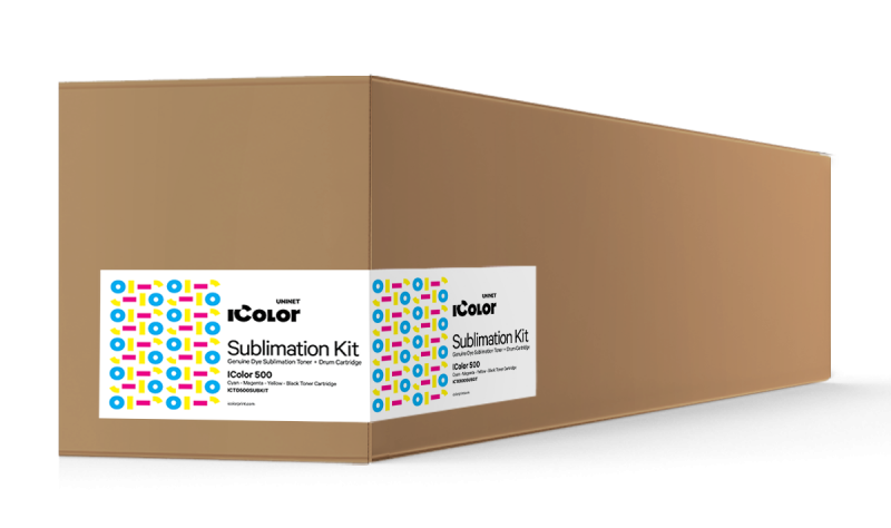 IColor™ 500 Sublimation CMYK toner and drum starter cartridge kit