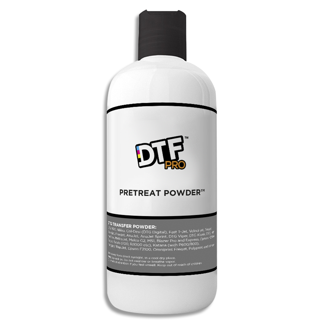 DTF Transfer Powder - WHITE - DTF Adhesive Powder / PreTreat Powder for use with all DTF Printers