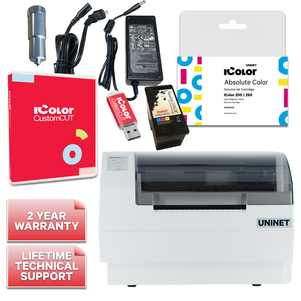 LX610e Colour Label Printer, print and cut custom labels of any shape or  size