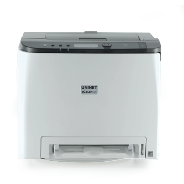 uninet icolor 560 white toner transfer printer - pro package - front