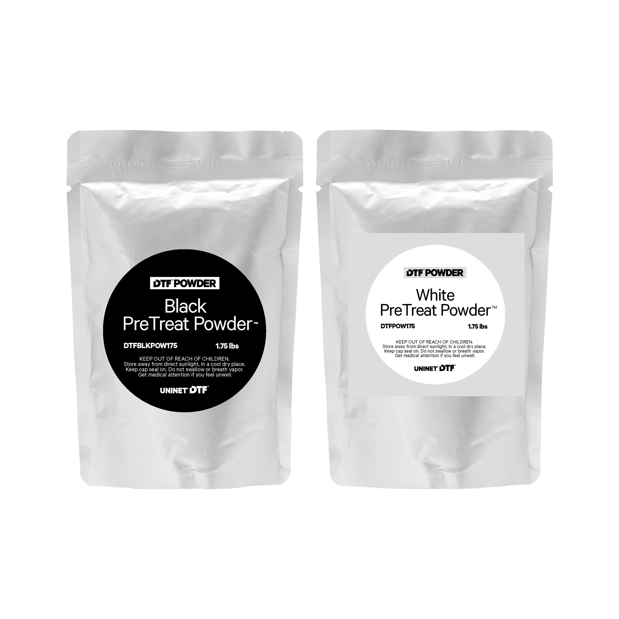 Uninet Direct to Film (DTF) Black Transfer Adhesive Powder - 1.75 lbs
